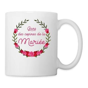 Gang des copines de la mariée - Mug blanc - blanc - Droite