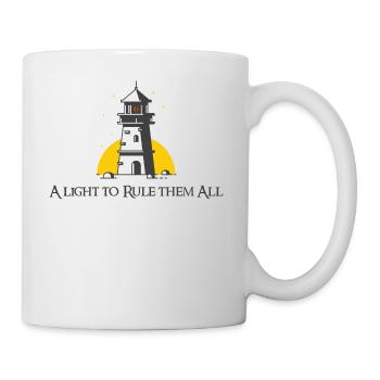 Ein Licht sie knechten - Tasse - Weiß - Rechts