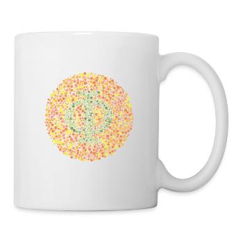 Phi-Augen-Test - Tasse - Weiß - Rechts