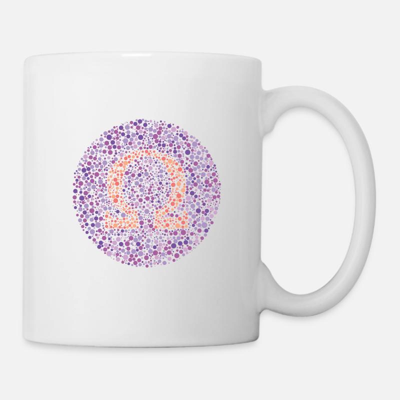 Omega Eye Test - Mug - white