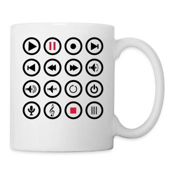 Music Play - Tasse - Weiß - Rechts