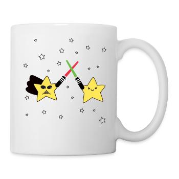 Stars Battle - Tasse - Weiß - Rechts