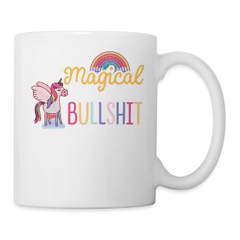 Licorne TROP MAGIQUE POUR VOTRE BULLSHIT - Mug blanc - blanc - Droite