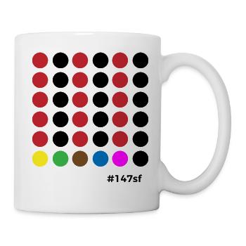 Snooker # 147sf - Mug blanc - blanc - Droite