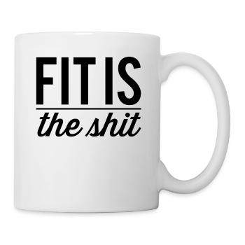 Je suis en forme physique citation t-shirt - Mug blanc - blanc - Droite