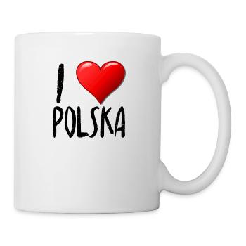 J'aime Polska - Mug blanc - blanc - Droite