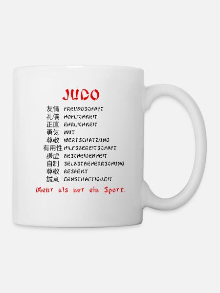 Judo- "MehrAlsNurEinSport" - Tasse - Weiß