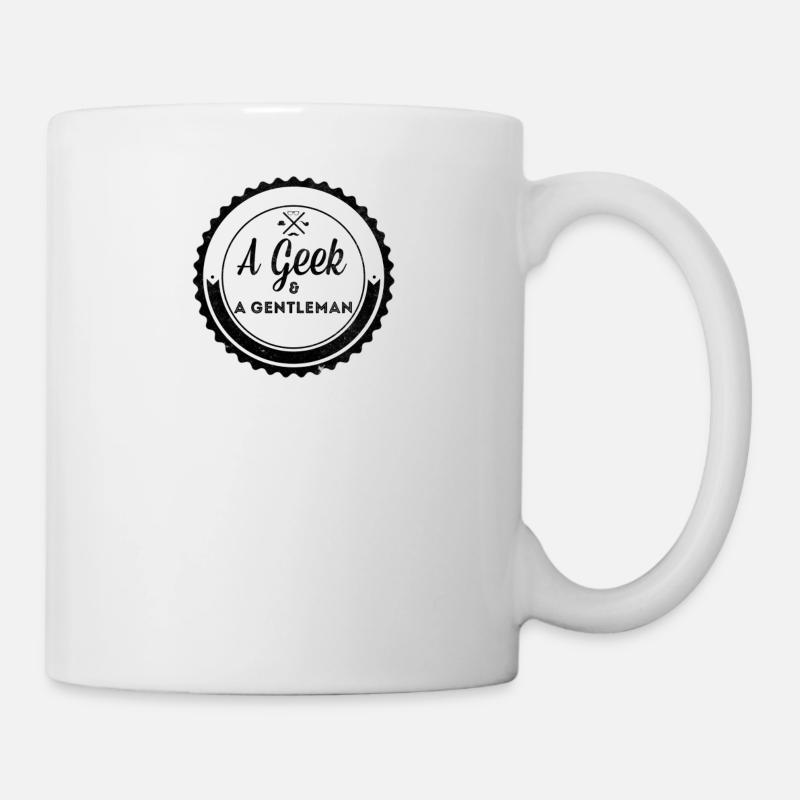 Geek gentleman - Mug - white