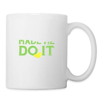 Margaritas Made Me Do It cadeau - Mug blanc - blanc - Droite