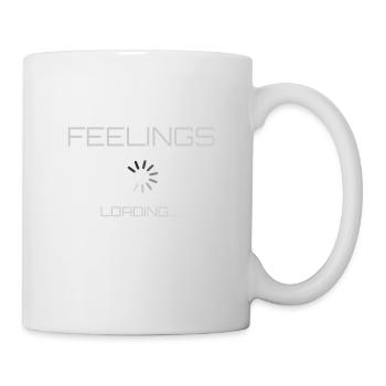 Les sentiments sont chargés - Mug blanc - blanc - Droite