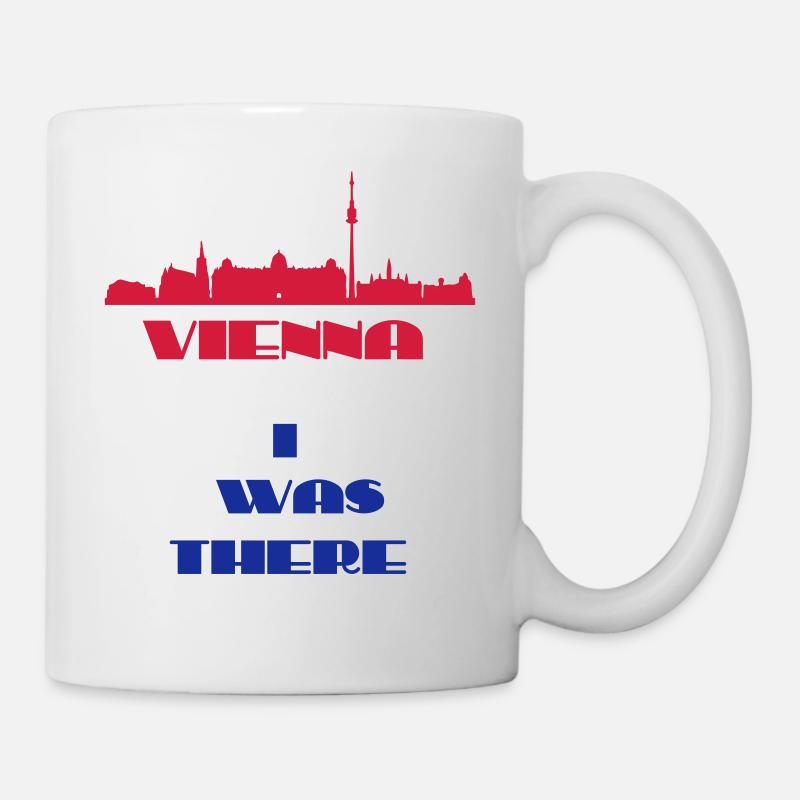 Ich war dort Wien - Tasse - Weiß