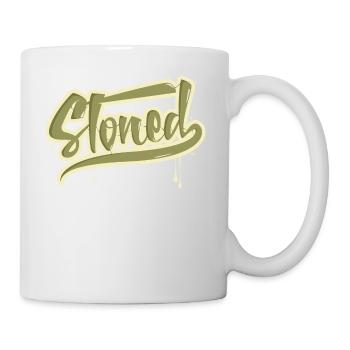 Stoned - Tasse - Weiß - Rechts