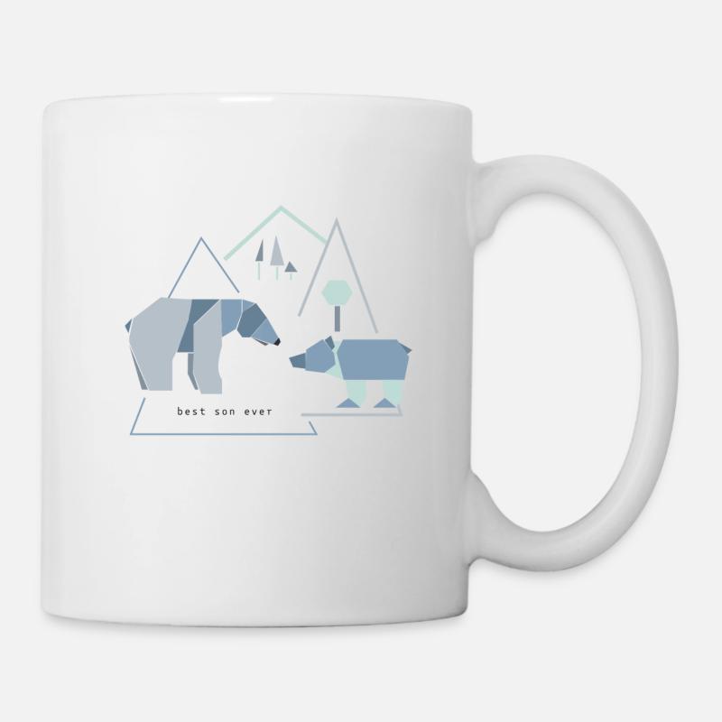 Bester Sohn Bären - Tasse - Weiß