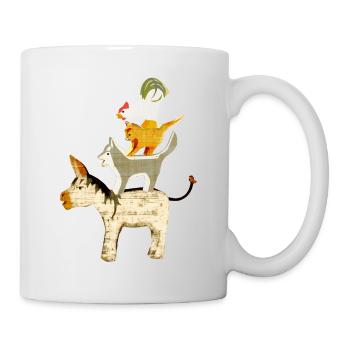 Bremen Town Musicians - Mug - white - Right