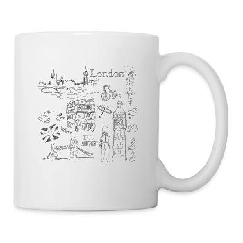 Londres - Mug blanc - blanc - Droite