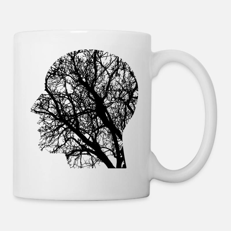Illustration thinking - Mug - white