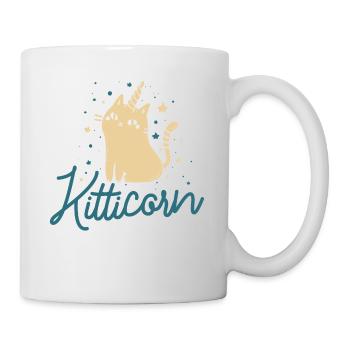 Kitticorn - Cat - Horn - chaton - Unicorn - Mug blanc - blanc - Droite