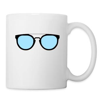 Lunettes de soleil - Mug blanc - blanc - Droite