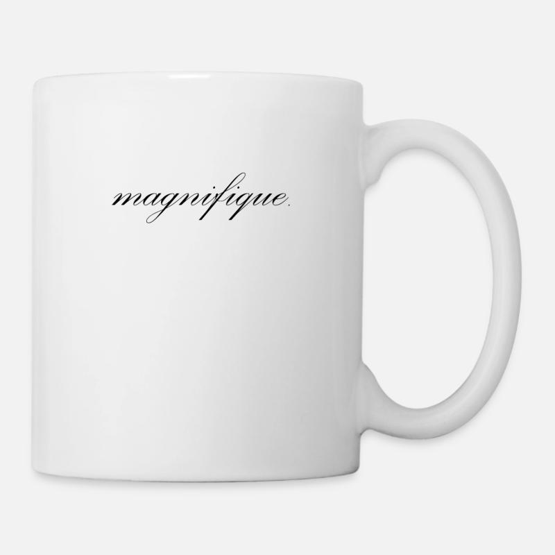 magnifique Geschenk Geschenkidee Frankreich - Tasse - Weiß