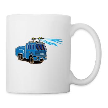 Wasserwerfer - Tasse - Weiß - Rechts