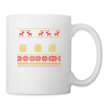 Joyeux Noël et bonne nouvelle bière Noël - Mug blanc - blanc - Droite