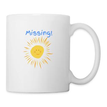 Il nous manque de soleil vous! - Mug blanc - blanc - Droite