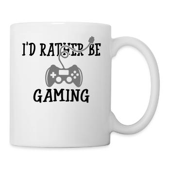 Je jouerais plutôt - Mug blanc - blanc - Droite