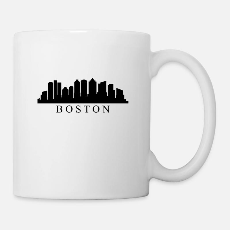 Skyline de Boston - Mug blanc - blanc