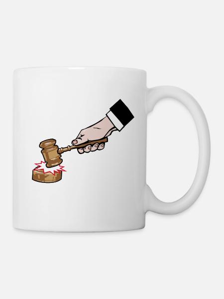 juge - Mug blanc - blanc