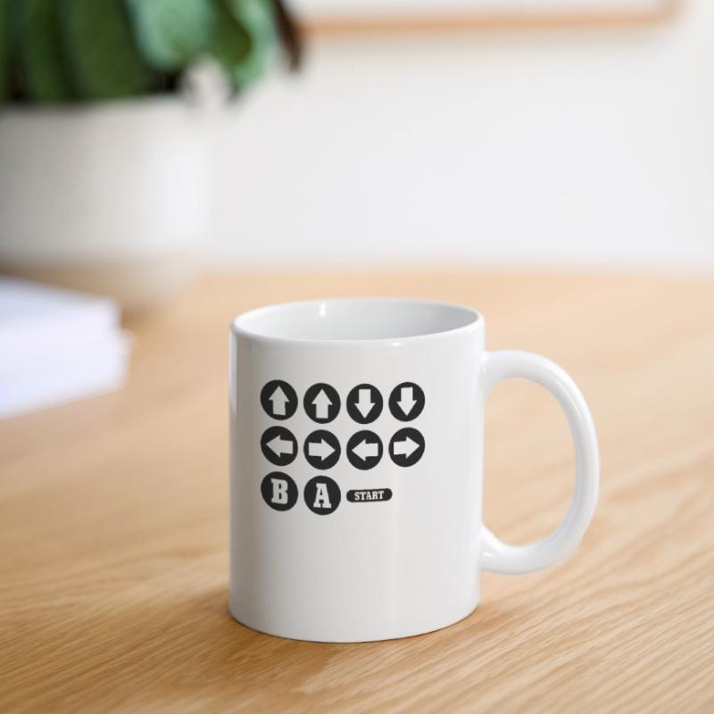 Cheat Code Video Game Mug