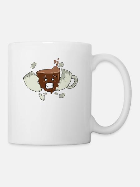 Coffee Caffeine Shock! Caffeine addiction coffee love - Mug - white
