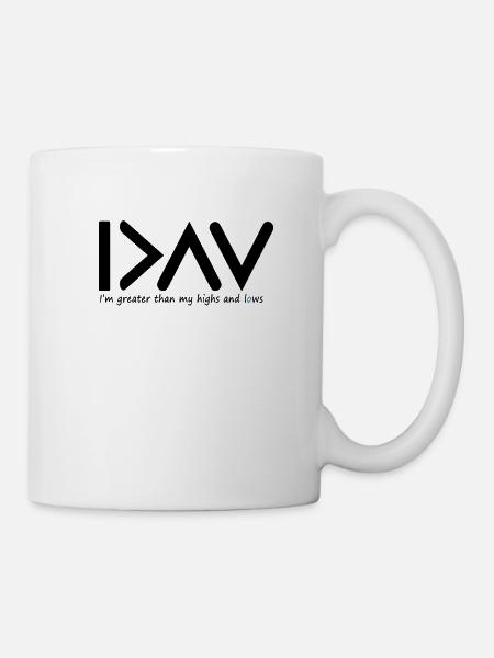 Je suis plus que mes hauts et des bas - Mug blanc - blanc