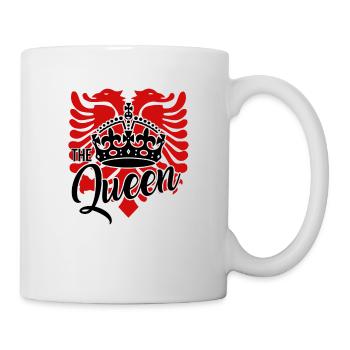 albanischer adler für eine albanische queen - Tasse - Weiß - Rechts