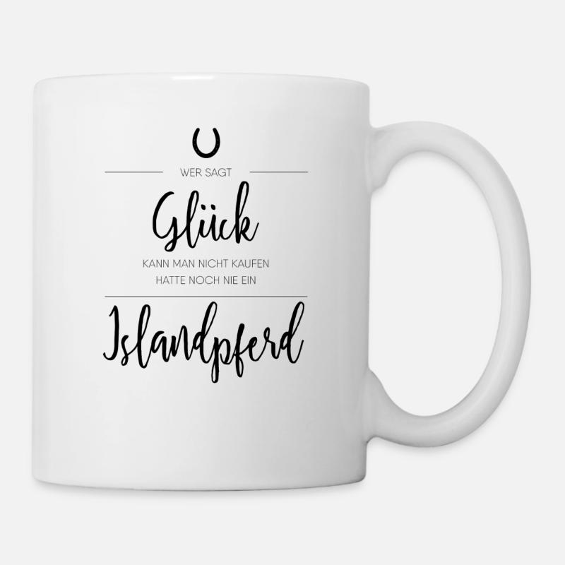 Islandpferd Geschenk - Tasse - Weiß