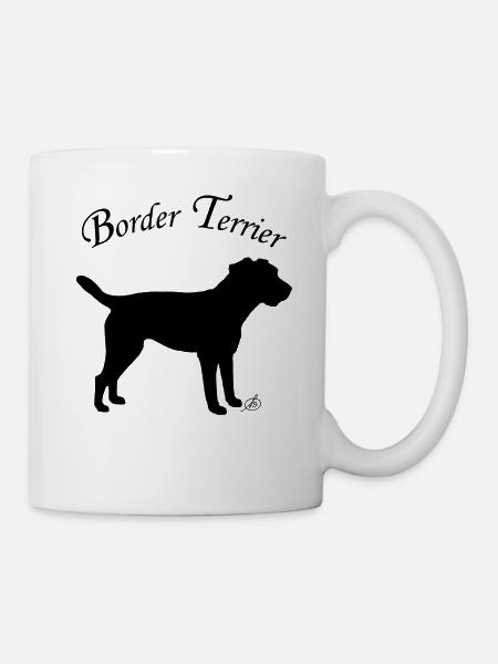 Border Terrier - Tasse - Weiß