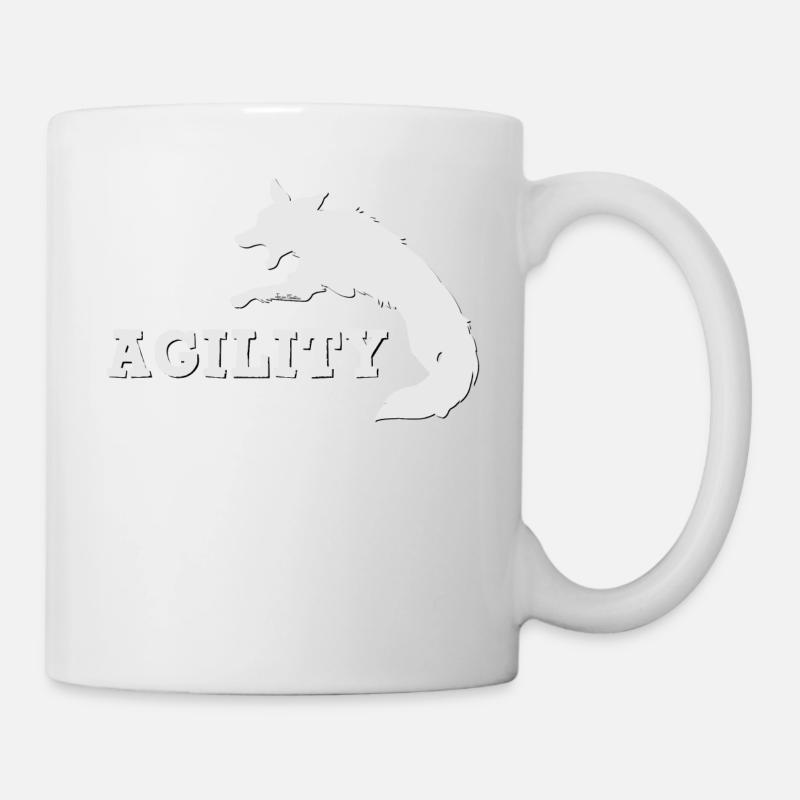 Agility Border Blanc - Mug blanc - blanc