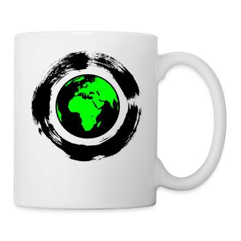 terre verte - Mug blanc - blanc - Droite