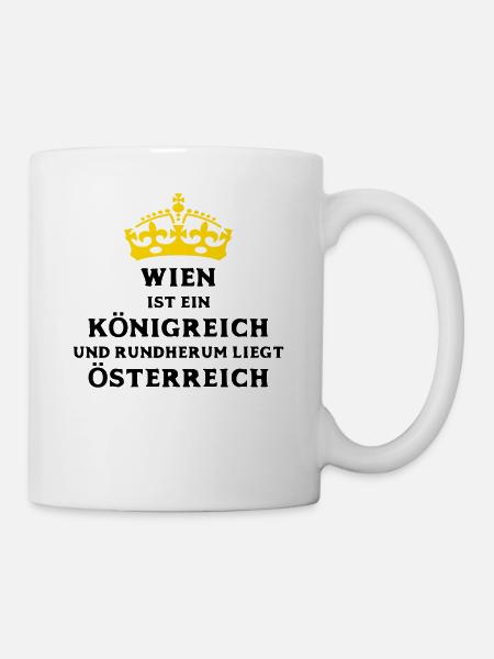 WIEN - Tasse - Weiß
