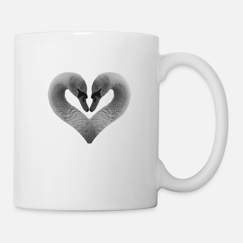 Un coeur pour les animaux - Mug blanc - blanc