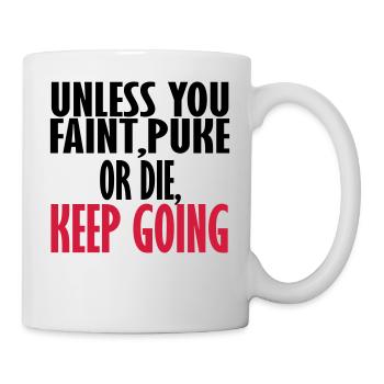 keep going - Mug - white - Right