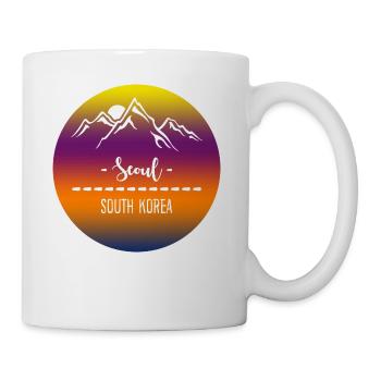 Seoul Südkorea - Tasse - Weiß - Rechts