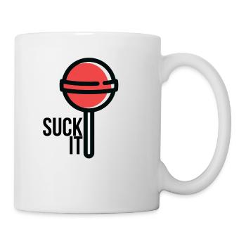 SUCK IT RED - Mug - white - Right