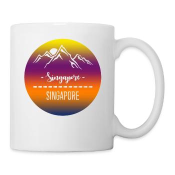 Singapur Singapur - Tasse - Weiß - Rechts