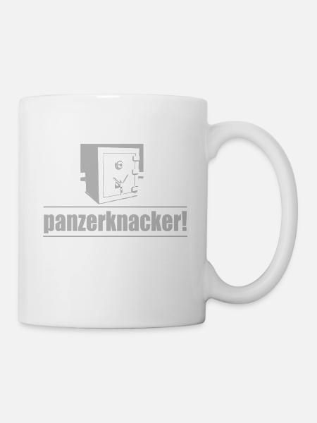 Panzerknacker - Tasse - Weiß