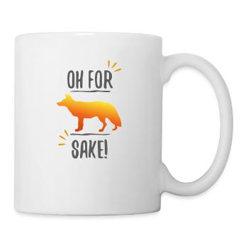 Fuchs Geschenk idee fox lustig - Tasse - Weiß - Rechts