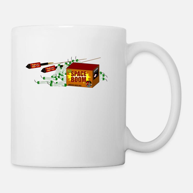 Feuerwerk kann man kaufen - Tasse - Weiß