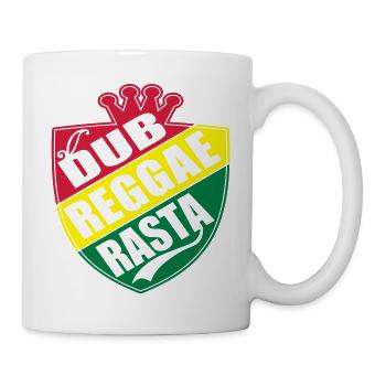 dub reggae rasta - Tasse - Weiß - Rechts