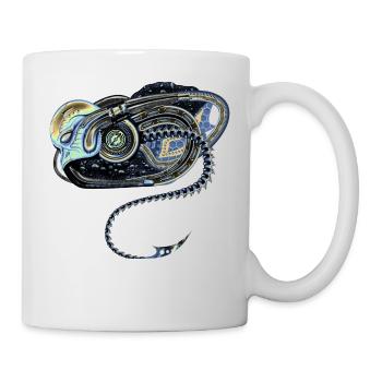 Alien Biomechanik - Tasse - Weiß - Rechts