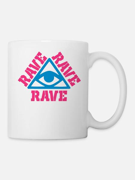 Rave 4 - Tasse - Weiß