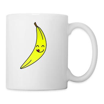 banane - Mug blanc - blanc - Droite